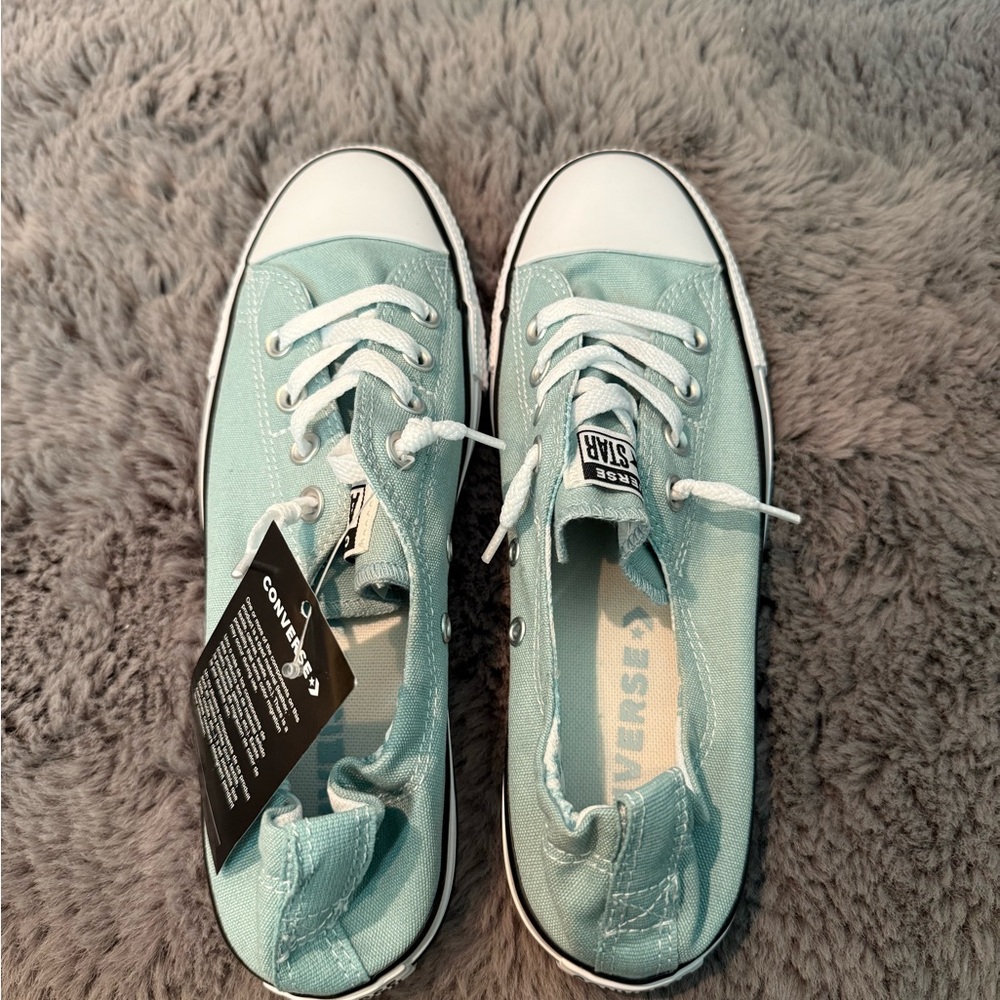 Converse All Star Shoreline Sage Slip-On Women’s Sneakers (soft aloe color).